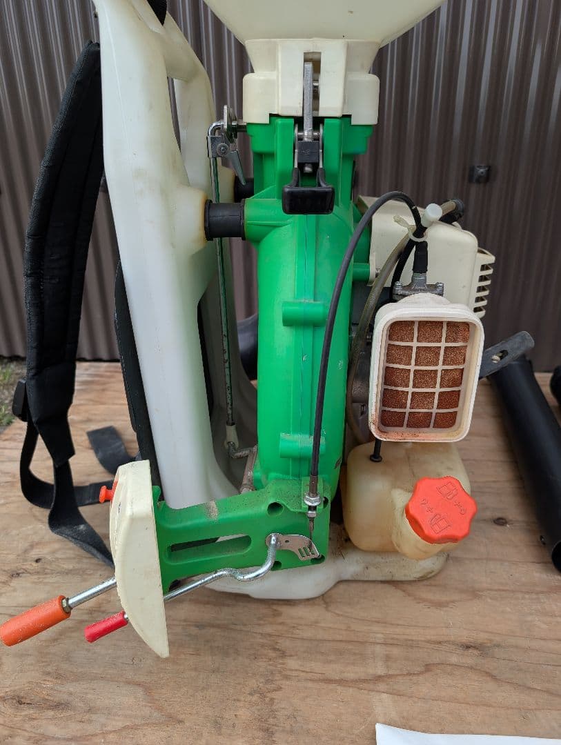 Kioritz DMC621 背負動力散布機 付属品　画像現状