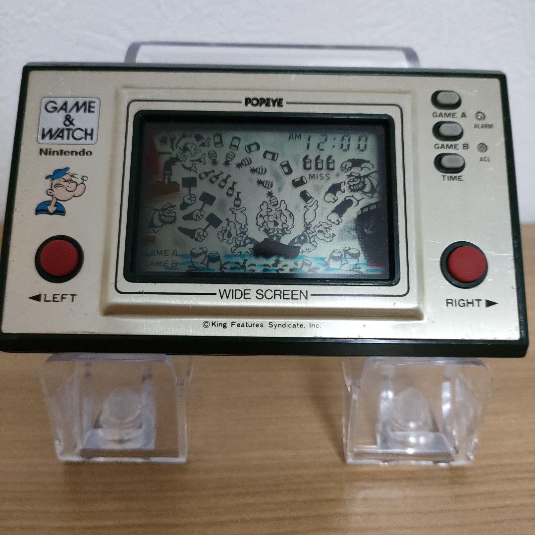 ゲーム＆ウォッチ　ポパイ　任天堂Nintendo　ニンテンドー　メンテナンス済み