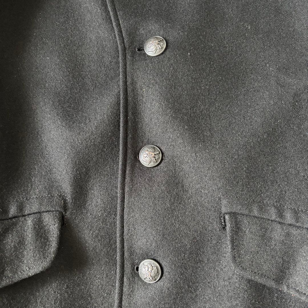 【美品✨】ポールスミス　カシミヤ　ウール　コート　ジャケット　メタル釦　ブラック