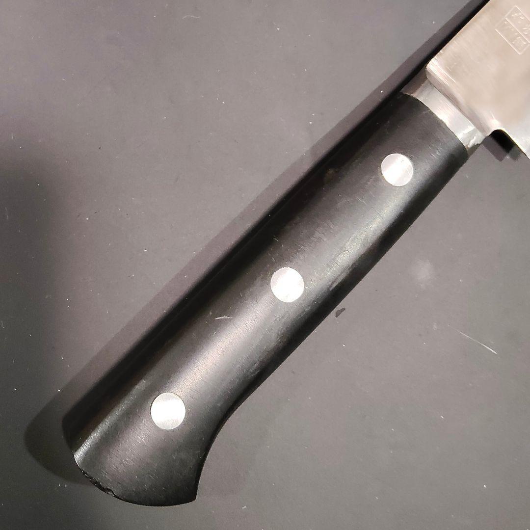 正広作 筋引き MV鋼 本焼 サーモン 270mm 牛刀 両刃 研ぎ済み