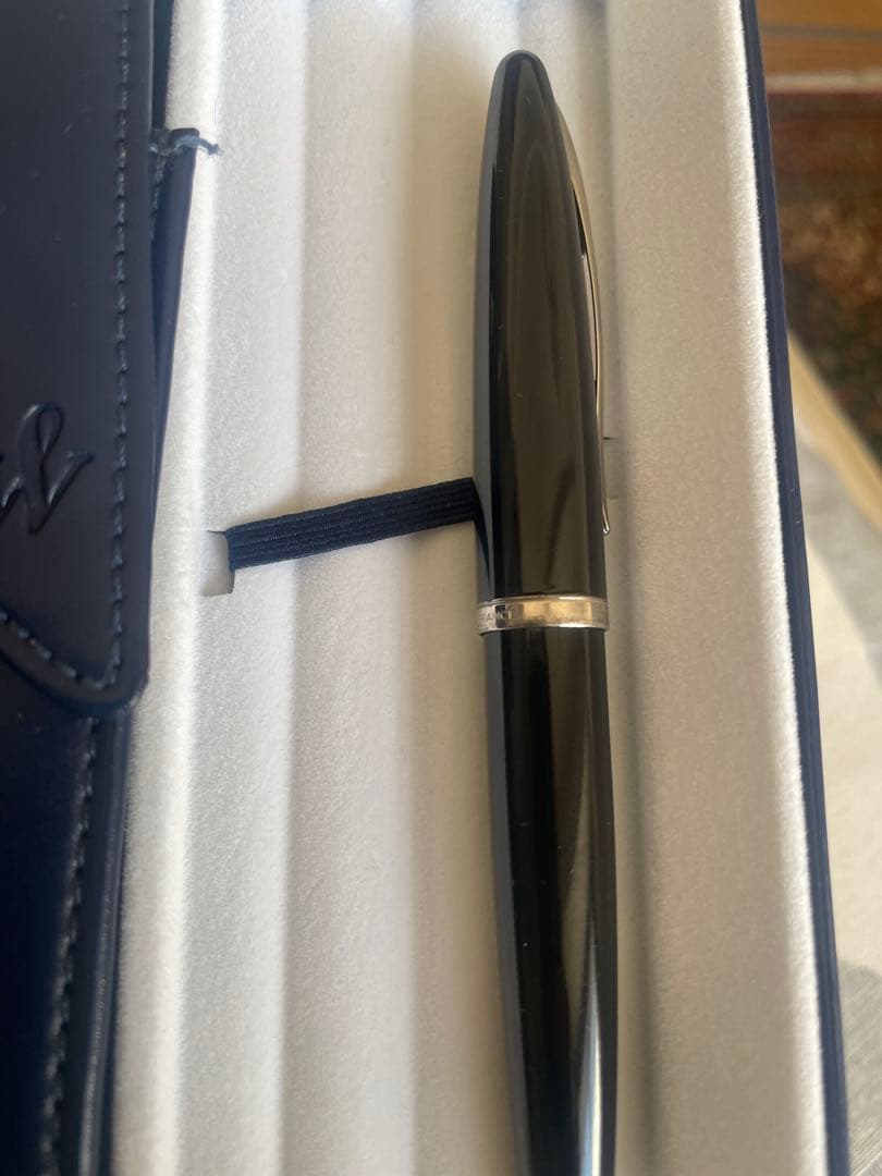 伊勢丹購入Waterman ボールペン カレン ケース付き ウォーターマン 黒