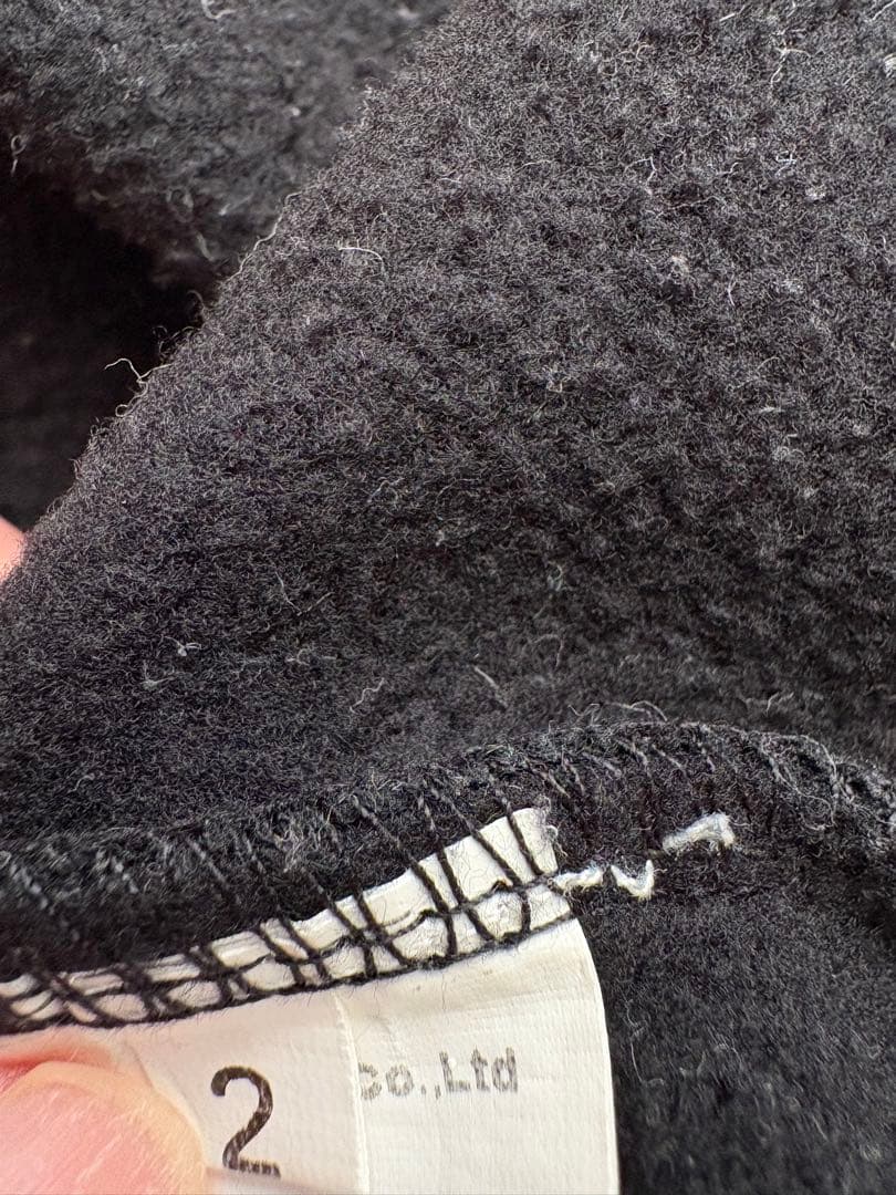 UNDERCOVER アンダーカバー　薔薇　ハンド 刺繍裏起毛スウェット