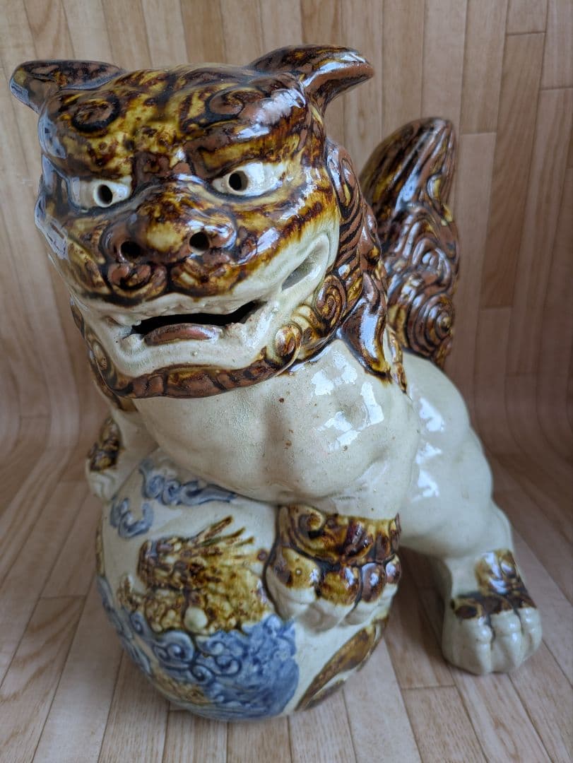 大きいシーサー　沖縄　お土産　シーサー　魔除け　置き物　30cm