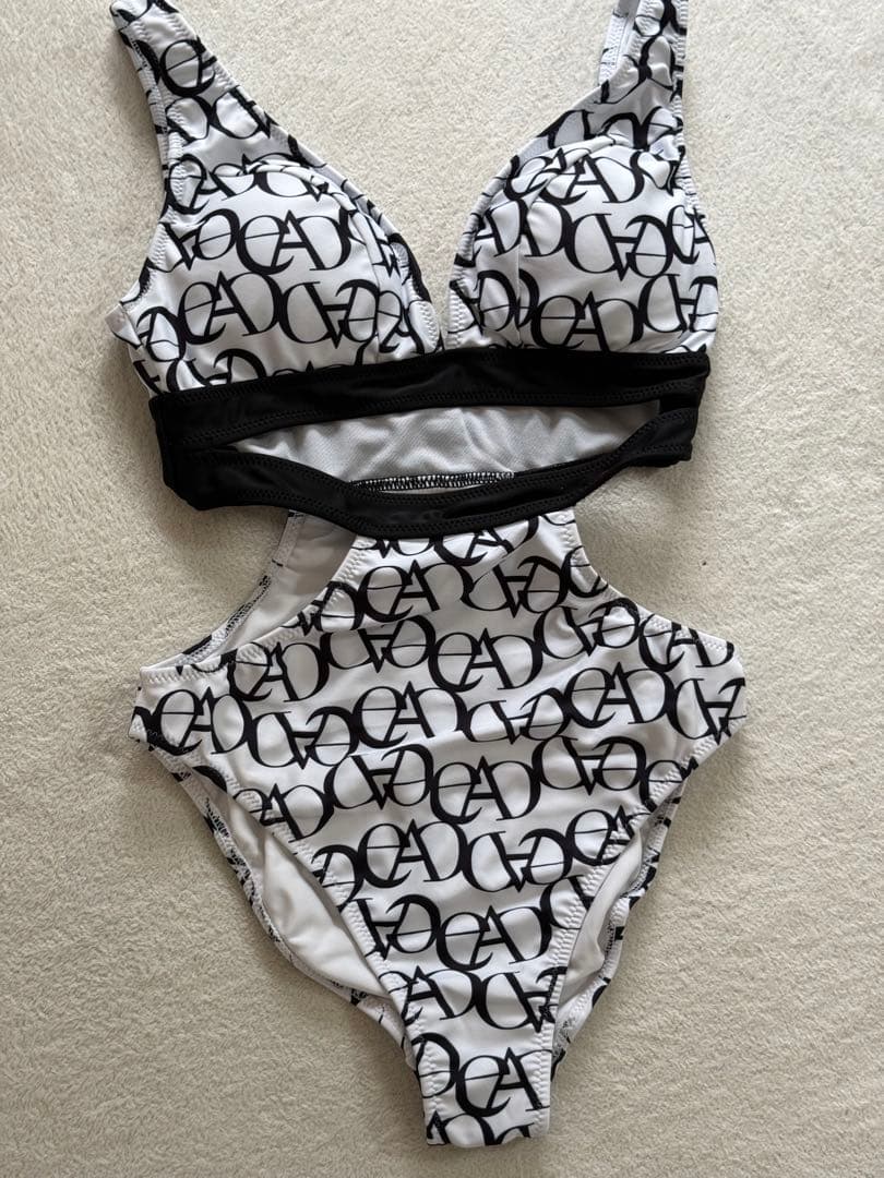 【美品】アレンシー ALENCY モノグラム サイドスリットビキニ ビキニ