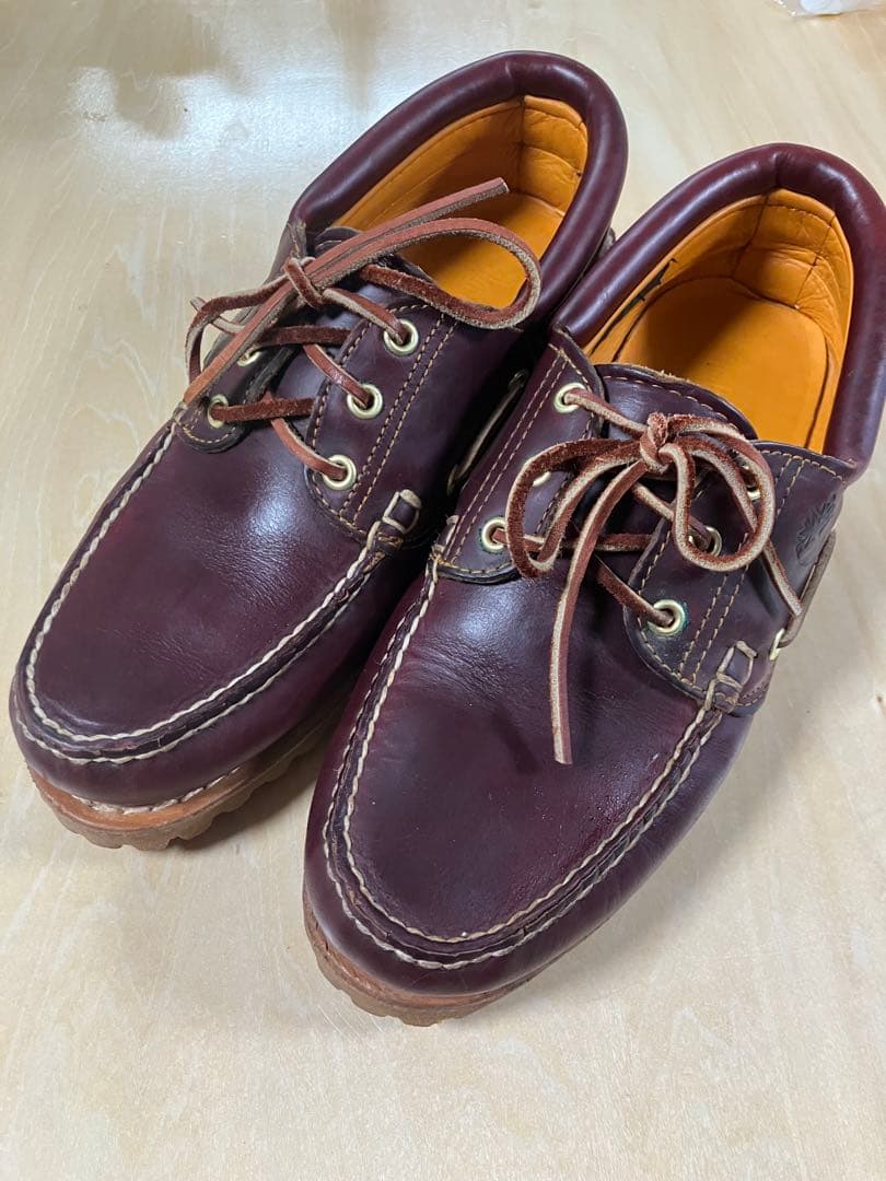 Timberland 3eye クラシックラグ　27cm バーガンディ