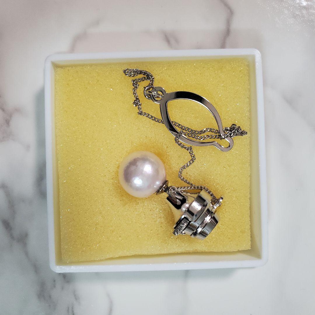 パール ネクタイピン pt900 昭和レトロ ヴィンテージ