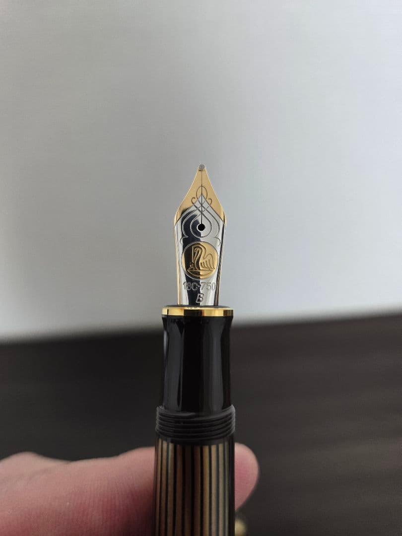 ペリカン 万年筆 スーベレーン800 ブラウンブラック B字 箱なし