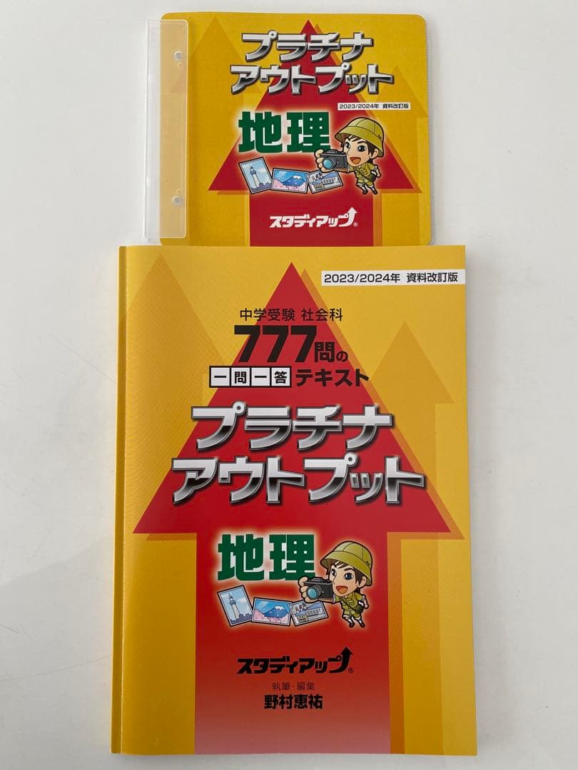 【ほぼ未使用】スタディアップ　プラチナインプット・アウトプット2024年