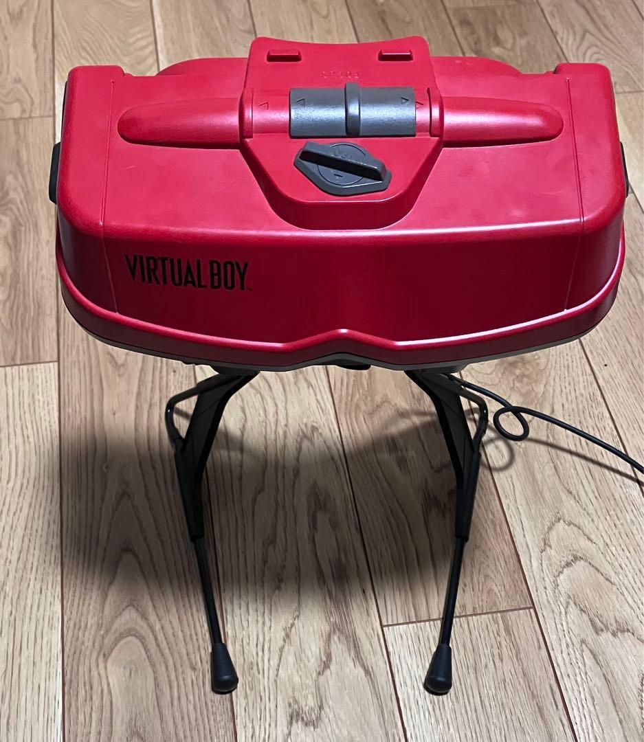 動作確認済み 状態【悪】 バーチャルボーイ本体ACアダプタタップ+レッドアラーム