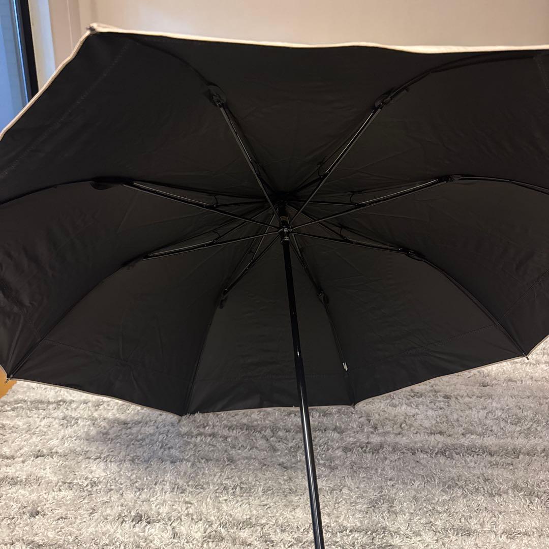 芦屋ロサブランRosa Blanc 100%完全遮光 折りたたみ傘 55cm