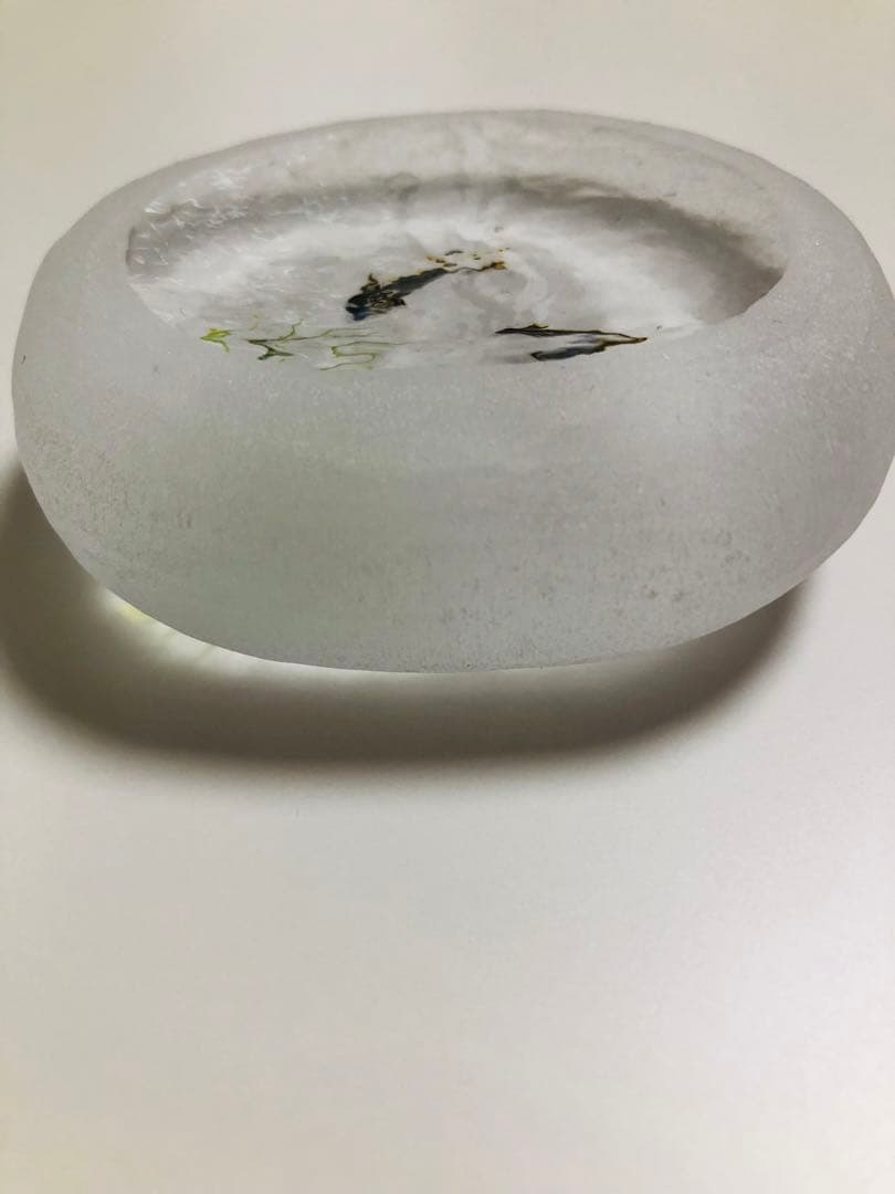 久保裕子　石文鎮　ガラス　新品