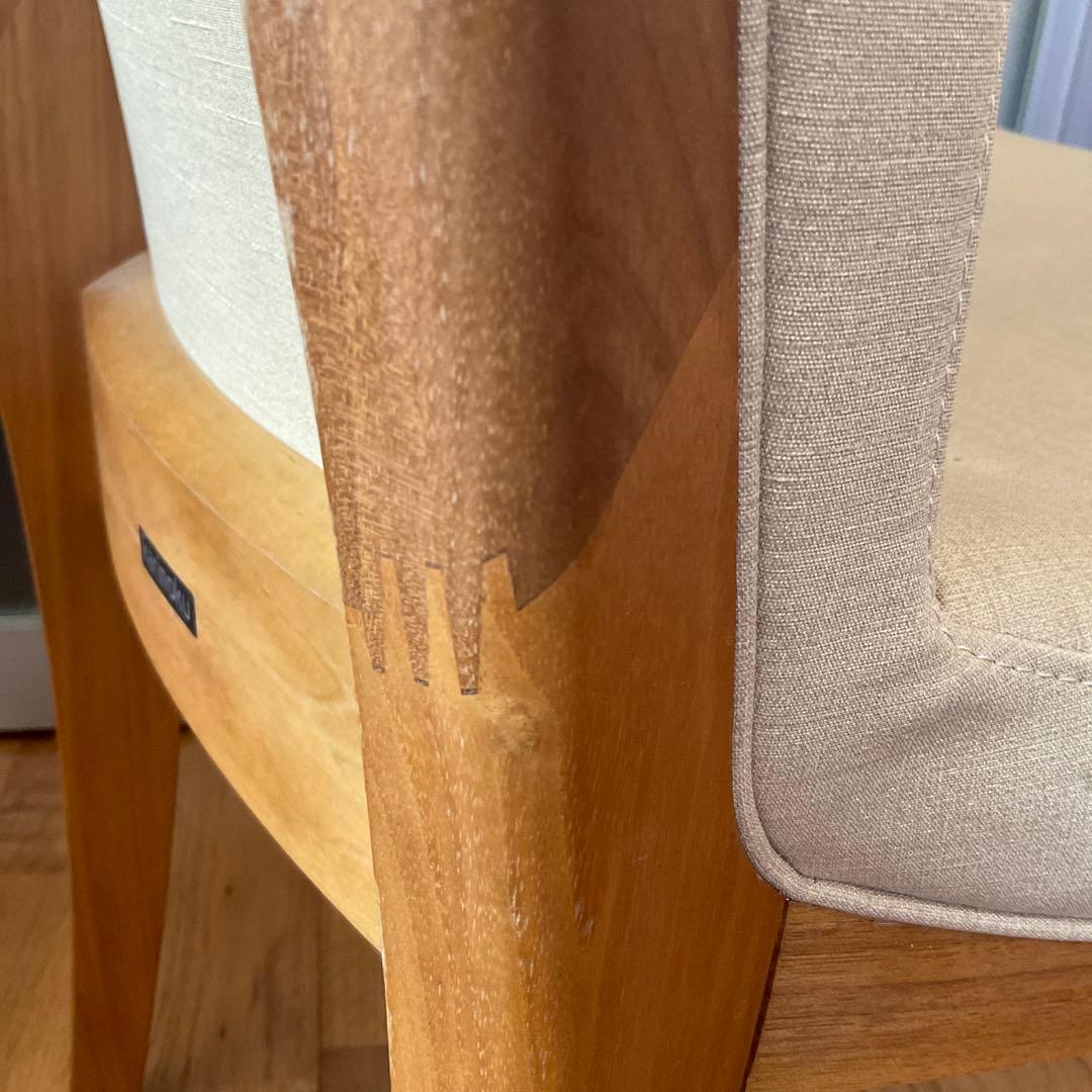 カリモク　ミドルバック ダイニングチェア　1脚CT79　美品　引き取り歓迎　福岡