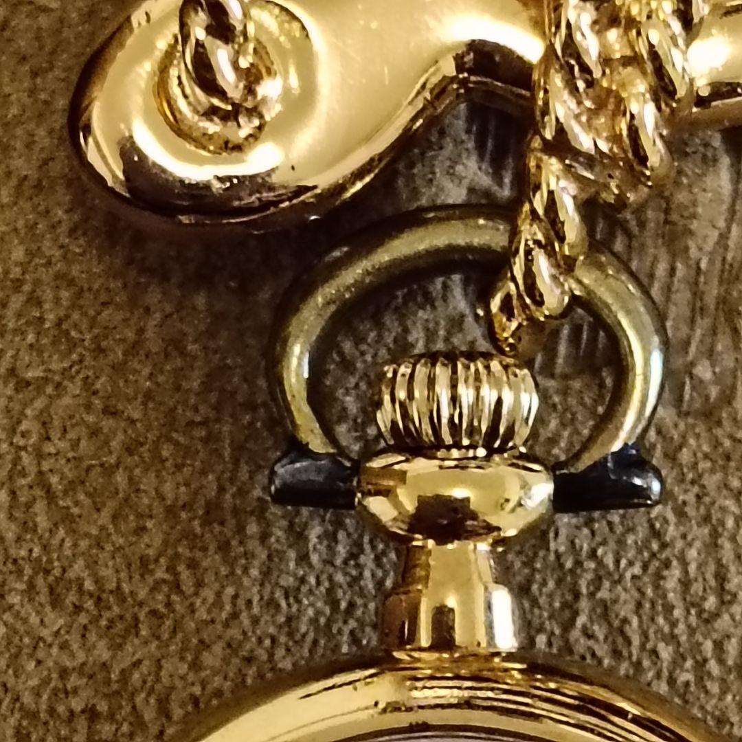 ロエベ　時計　ブローチ　ロゴ　ゴールド　付属品あり