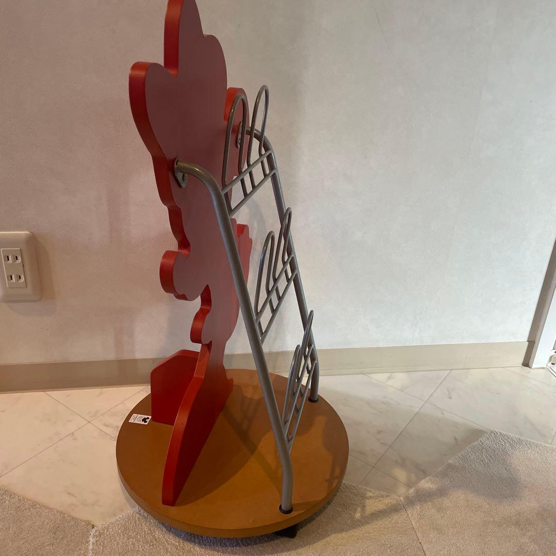 スリッパラック スタンド 木製　ミニーちゃん