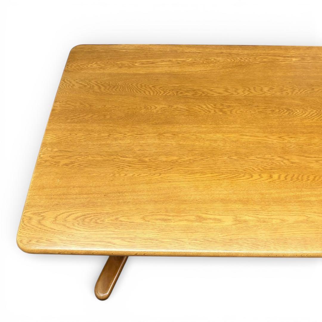 【美品】定価21万 浜本工芸 ダイニングテーブル 幅165cm ナラ無垢材