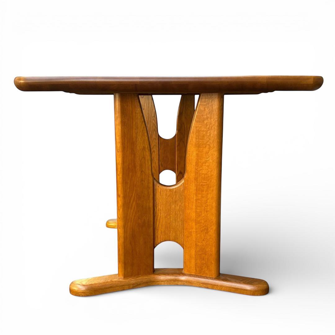 【美品】定価21万 浜本工芸 ダイニングテーブル 幅165cm ナラ無垢材