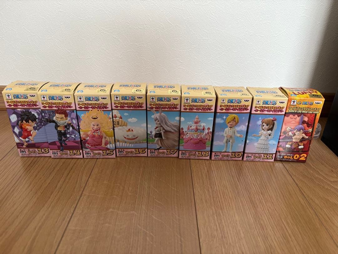 ワンピース【ワールドコレクタブルフィギュア-ホールケーキアイランド3-】➕3種