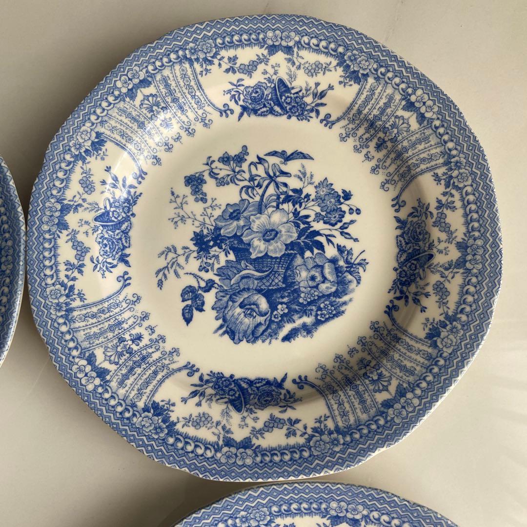 バーレイ皿フローラ4枚セット