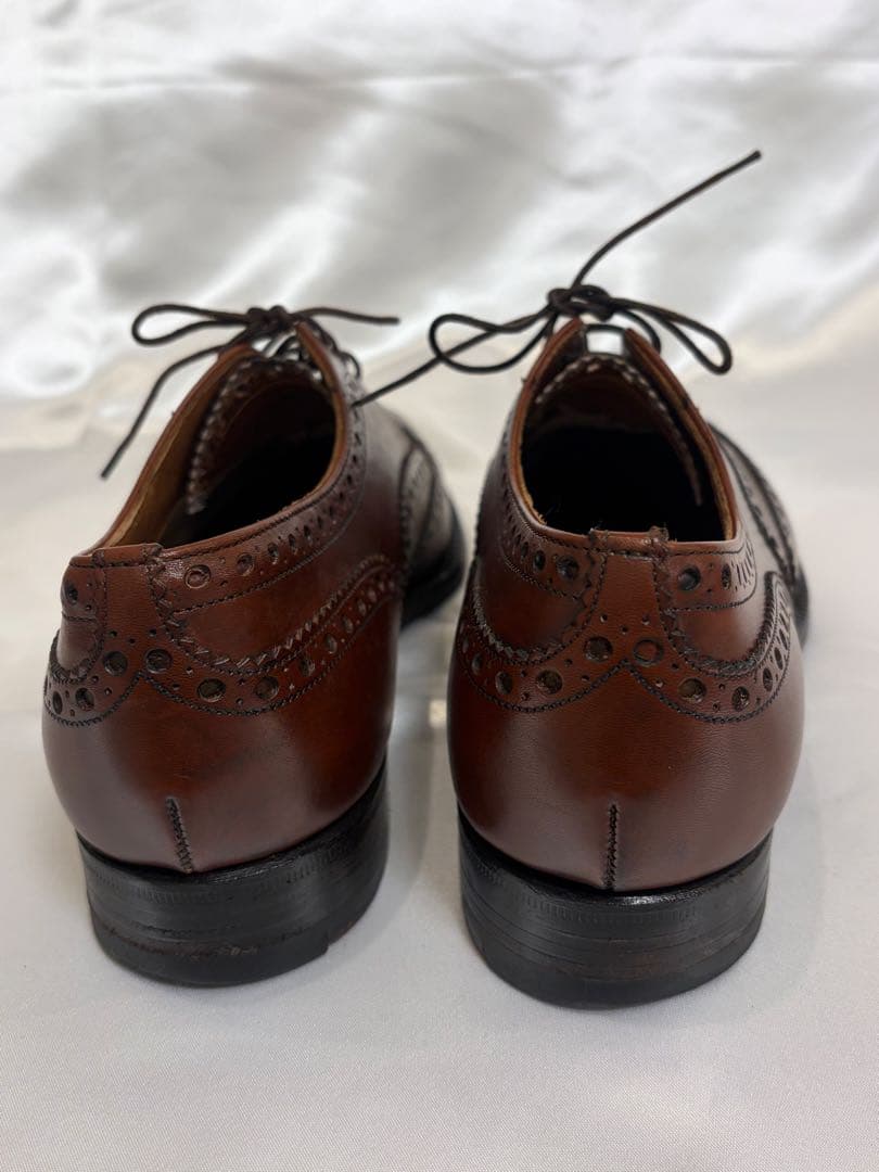 church’sブラウン ウィングチップ ドレスシューズ