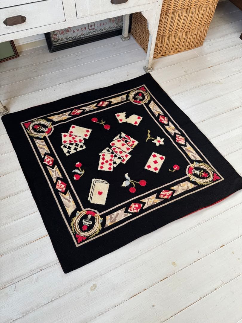 ラグ・カーペット vintage rug, 218 Aubusson