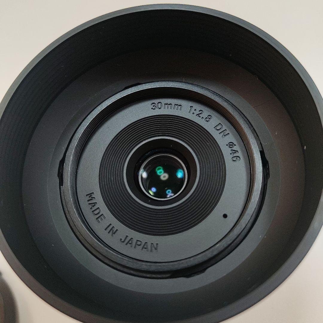SIGMA 30mm f/2.8 DNレンズ