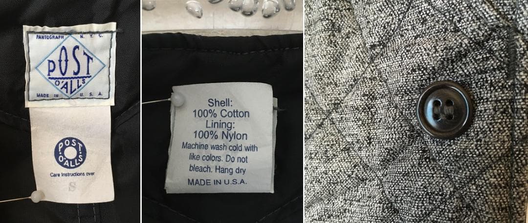 美品 POST O'ALLS  CRUZ3 Cotton Quilt