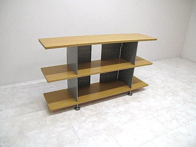 リーンロゼ ウッドメタルシェルフ リビングシェルフ サイドシェルフ　サイドボード