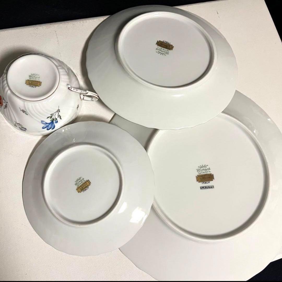 リチャードジノリ  ベッキオフルーツ  ペルージャ  4ピースセット　⑥