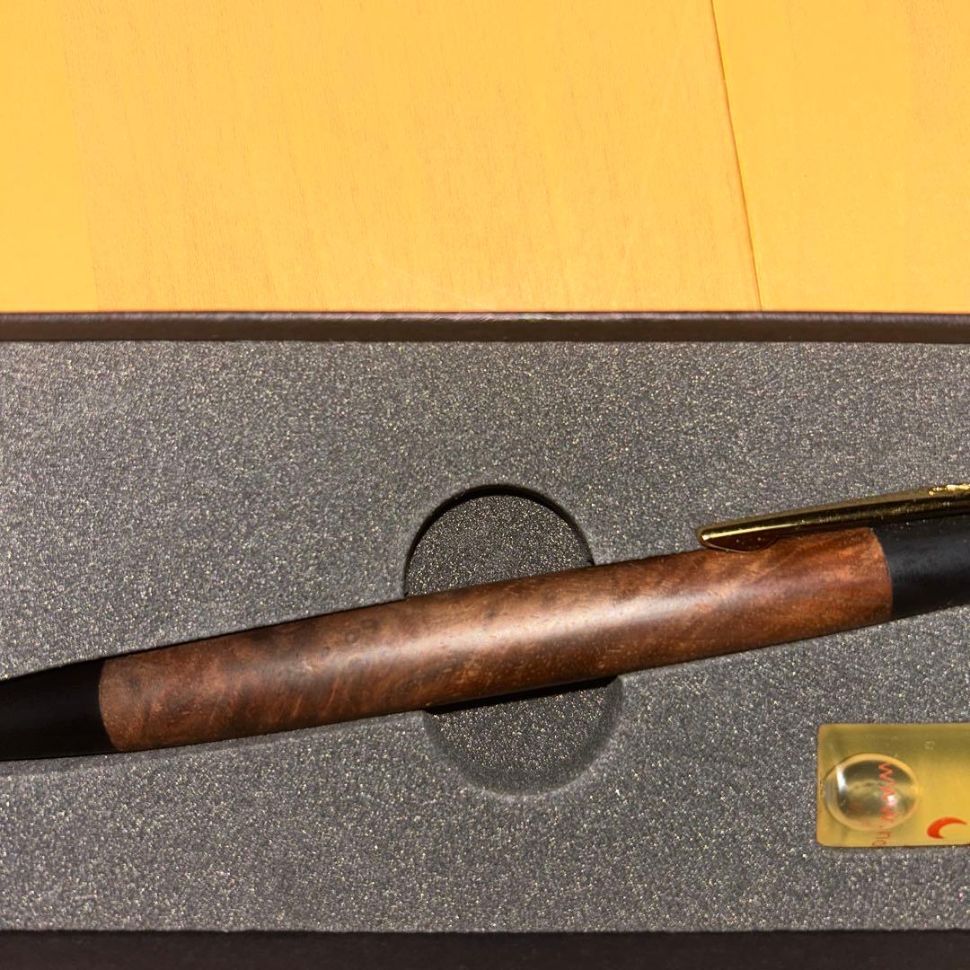 野原工芸　クラロウォルナット　シャーペン0.5 ゴールド 保証書付き