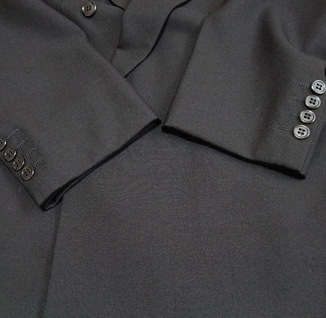 YSL イブサンローラン ダブルスーツ セットアップ ブラック ウール100%