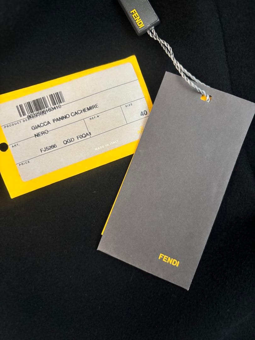 ム*カ様 FENDI GIACCA PANNI CACHEMIRE テーラードジ