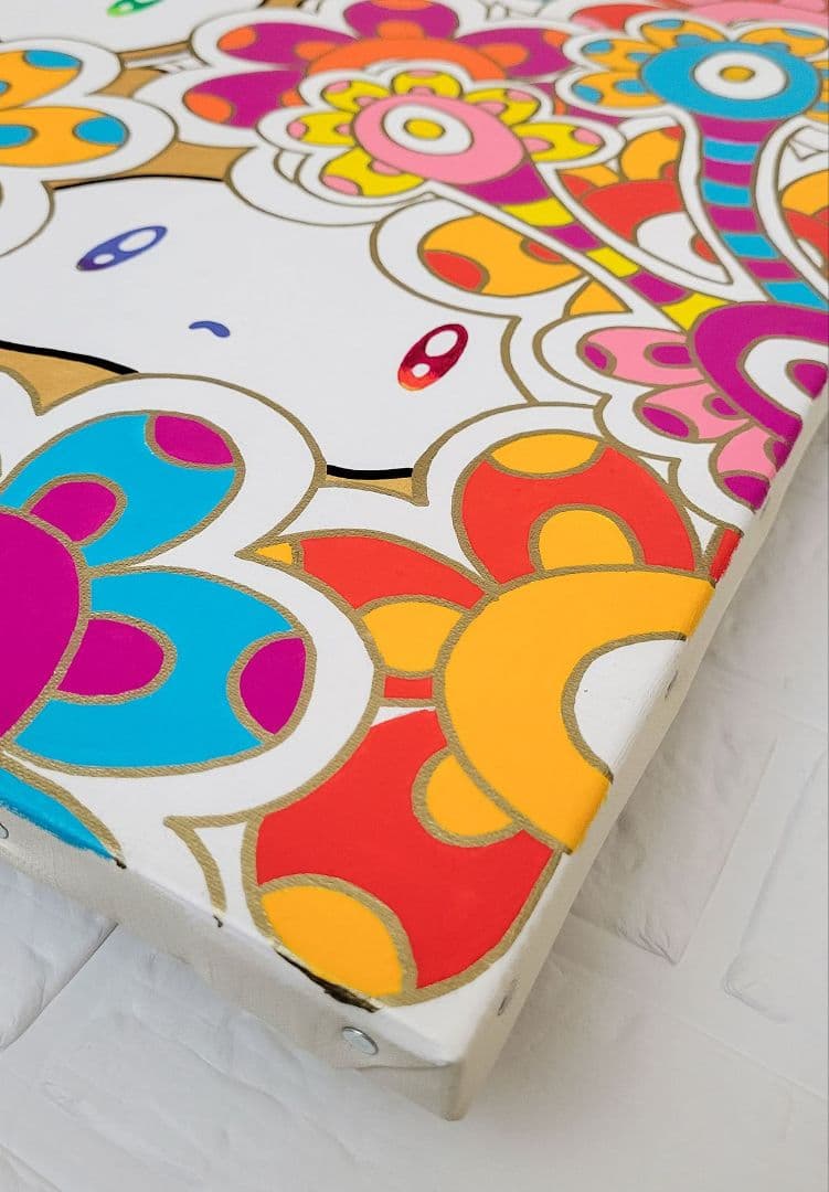 ★鈴木哲也★S20 現代アート 原画 絵画 ポップアート ★送料無料#145