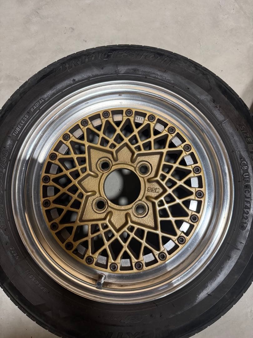 当時物SSRフォーミュラメッシュ13インチ アルミホイール