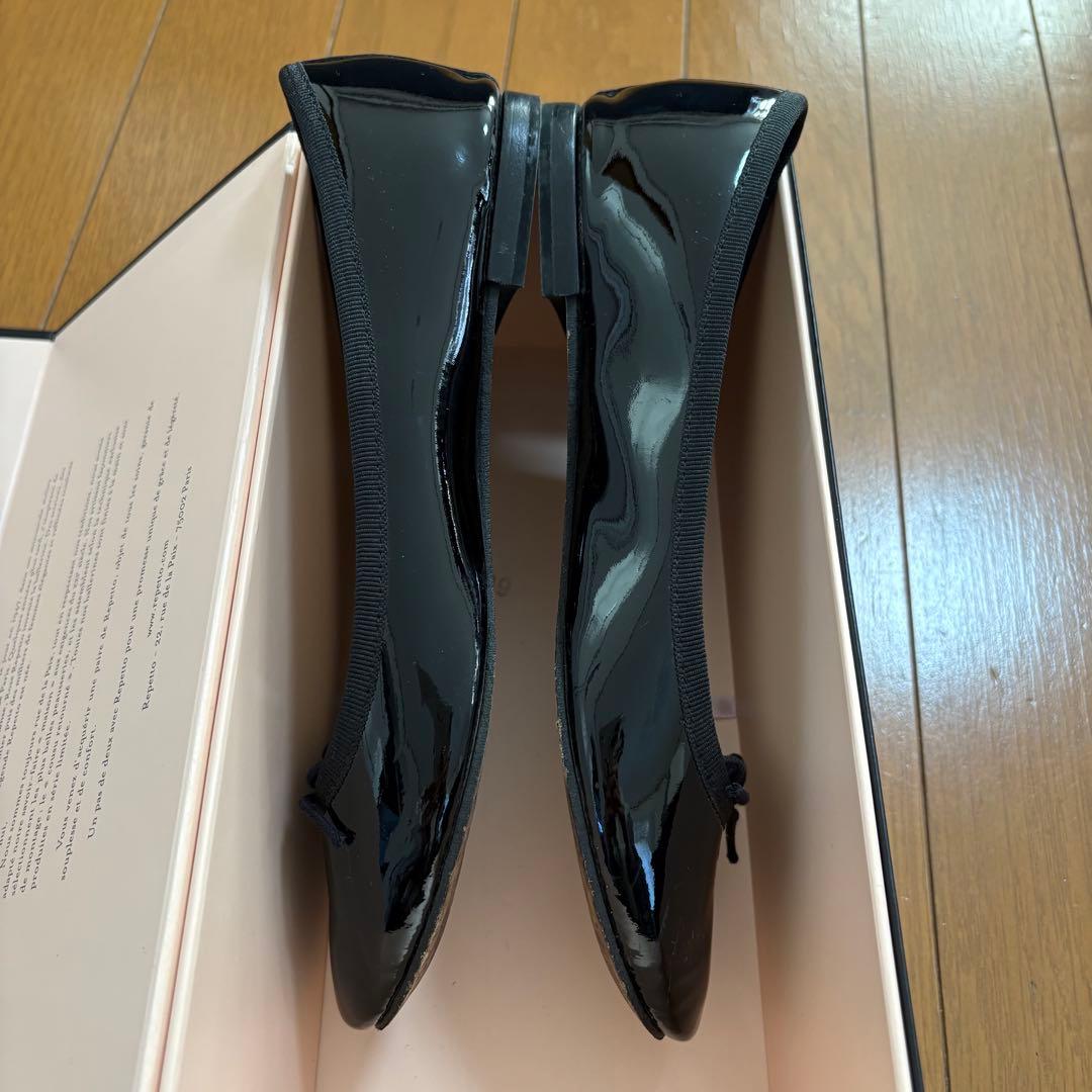 こ*ま様 38 レペット　Repetto ブラック フラットシューズ