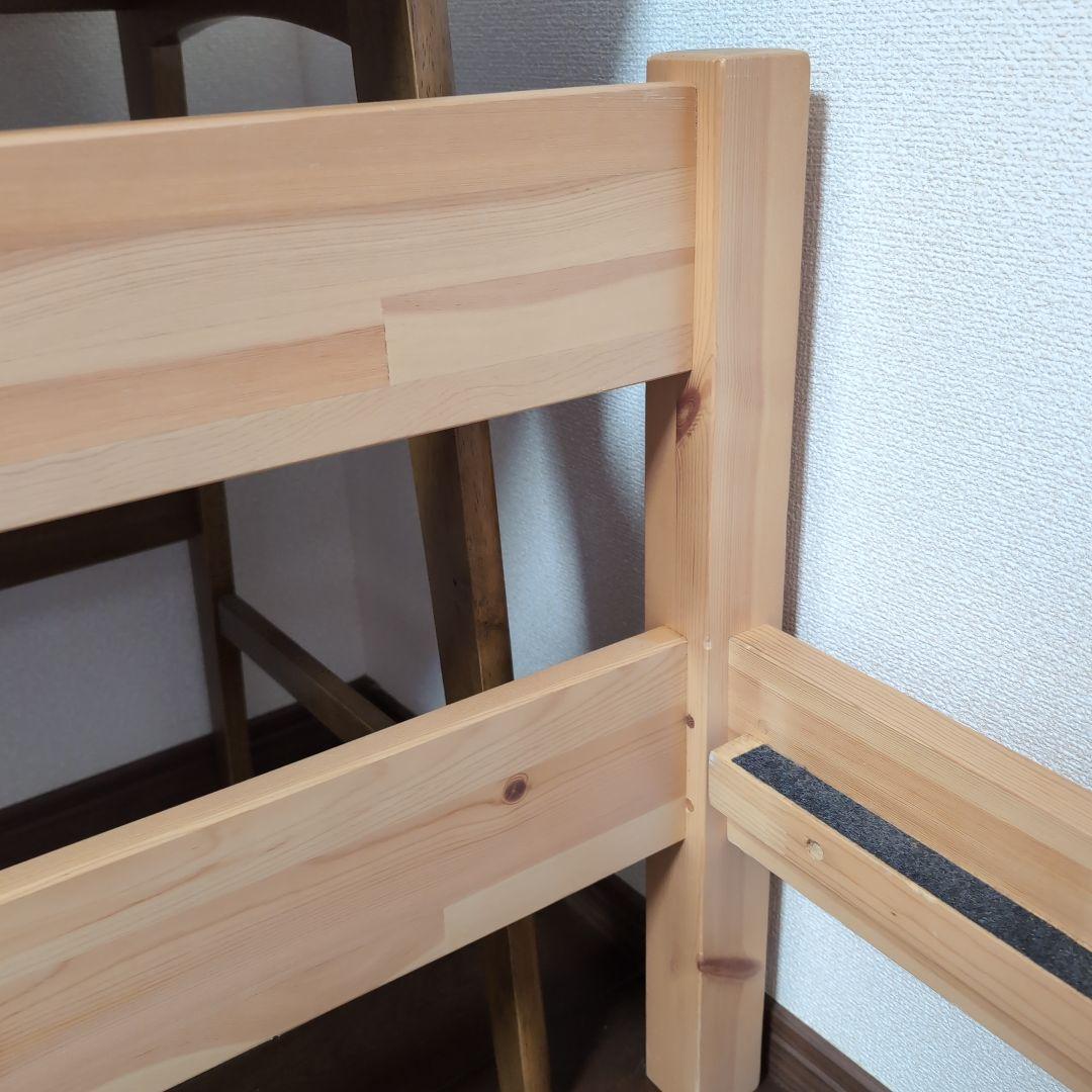【引き取り限定】無印良品　パイン材　ベッドフレーム　　シングル