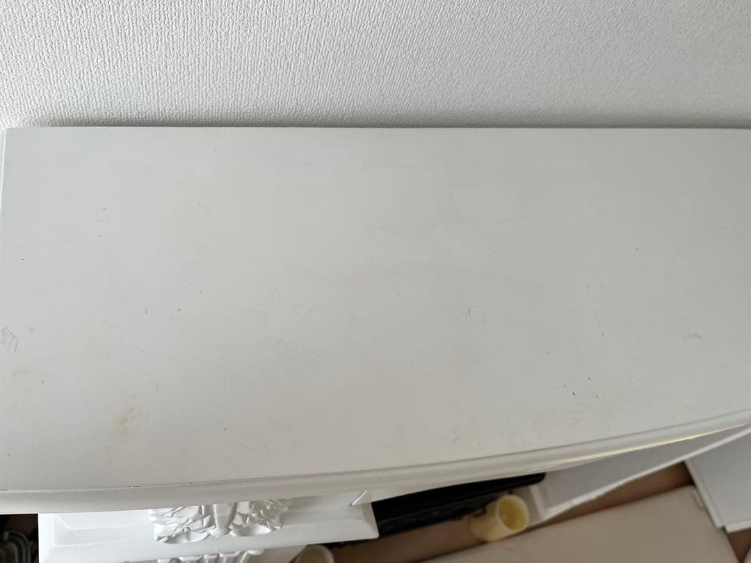 マントルピース　ファイヤープレイス　アンティーク調　ロココ　姫系家具　引き出し