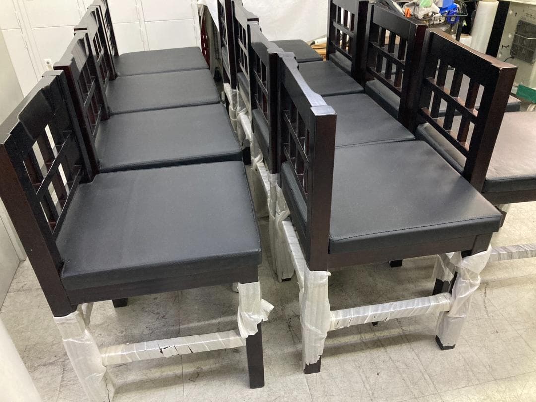 業務用 和風椅子　和いす 店舗 居酒屋　うどん　そば店　食堂　11脚セット品