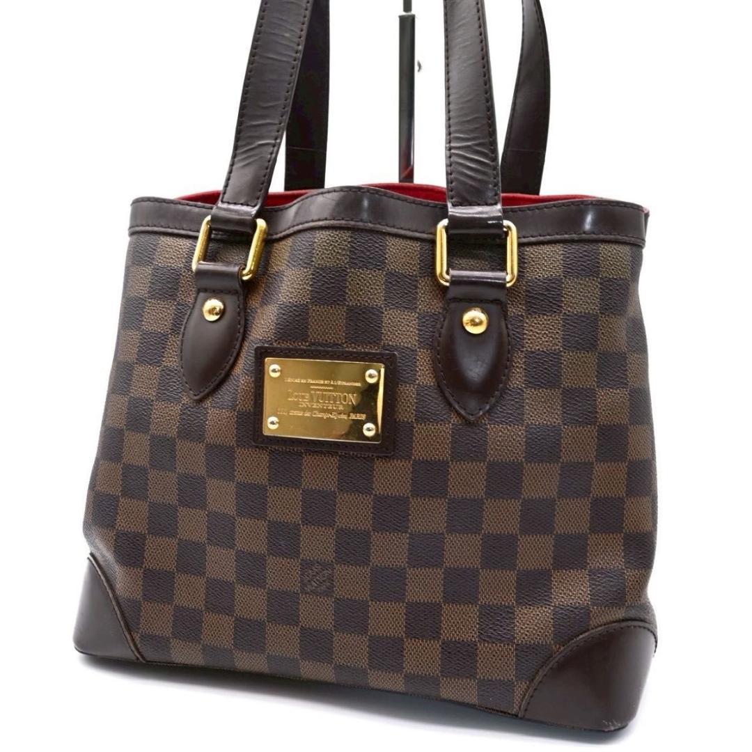 ルイヴィトン ダミエ エベヌ ハムステッドPM ハンドバッグ ブラウン