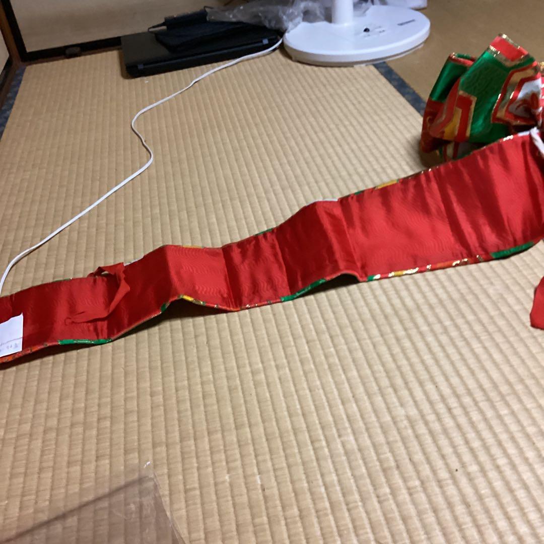 七五三小柄七歳用フルセット　帯幅14、5センチ　草履21センチ