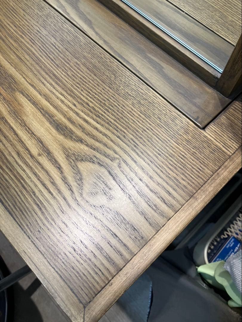 【引き取り限定】ナチュラルウッド ドレッサー・鏡台