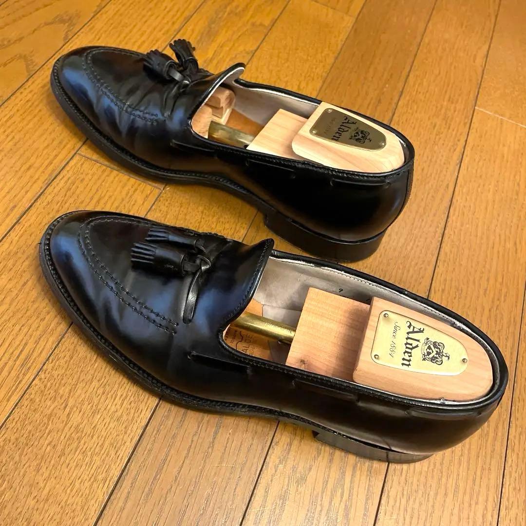 【オメガ様の専用】Alden黒コードバンタッセルローファー664