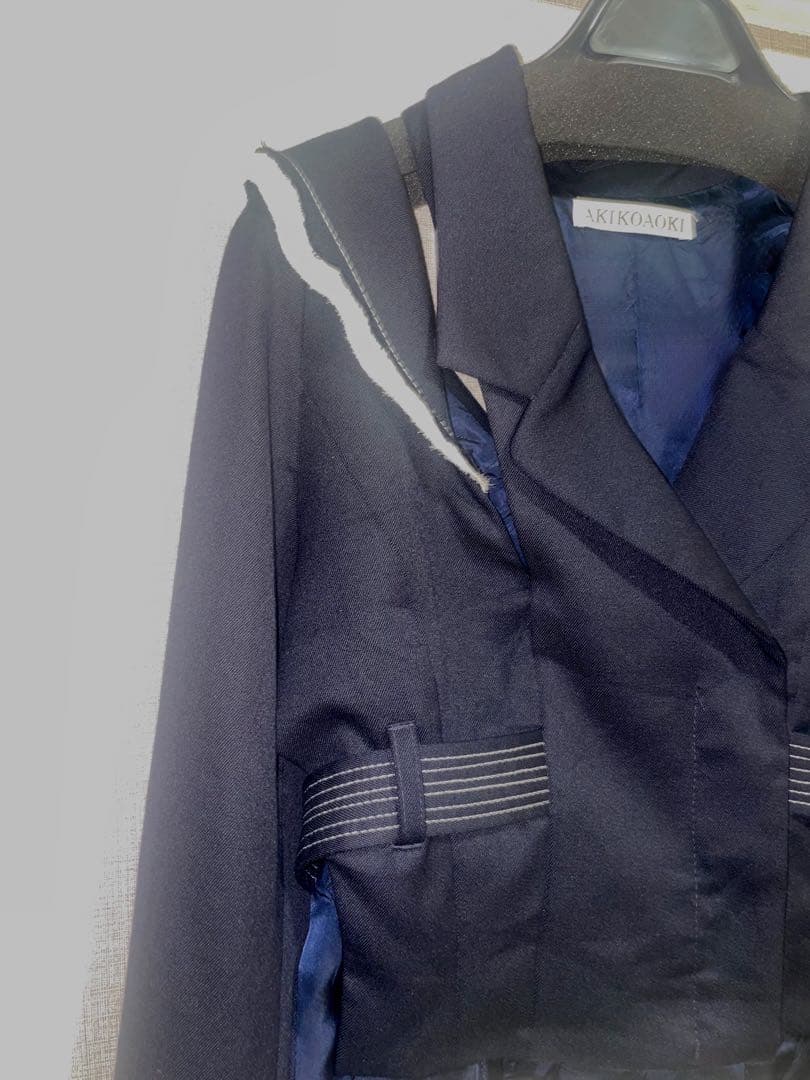 〈AKIKOAOKI〉SHOULDER SLIT SAILOR JACKET