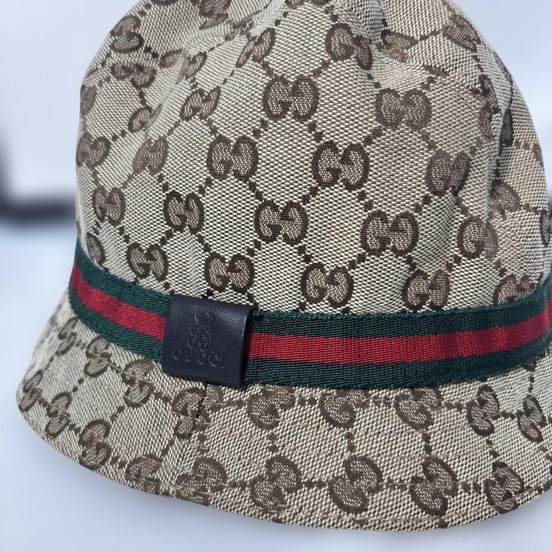 帽子 GUCCI 00's Sherry line GG bucket hat