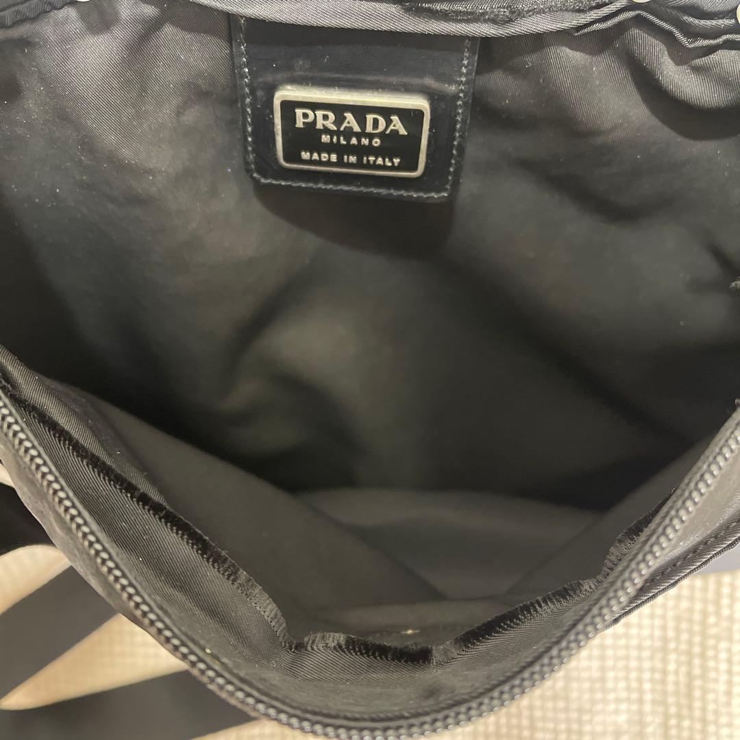 ◇ PRADA プラダ ショルダーバッグ ナイロン ブラック ◇