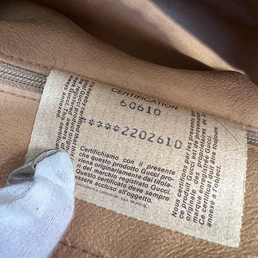 【極美品】GUCCI グッチ　ショルダーバッグ　GG柄　シェリーライン　PVC