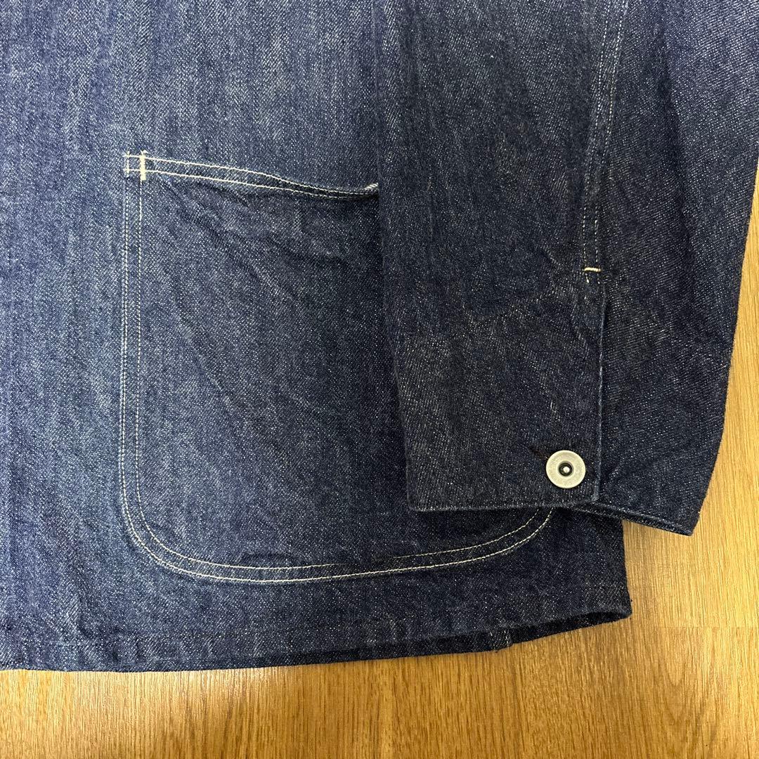 【COMOLI】21AW デニムワークジャケット サイズ2 未使用に近い 美品！