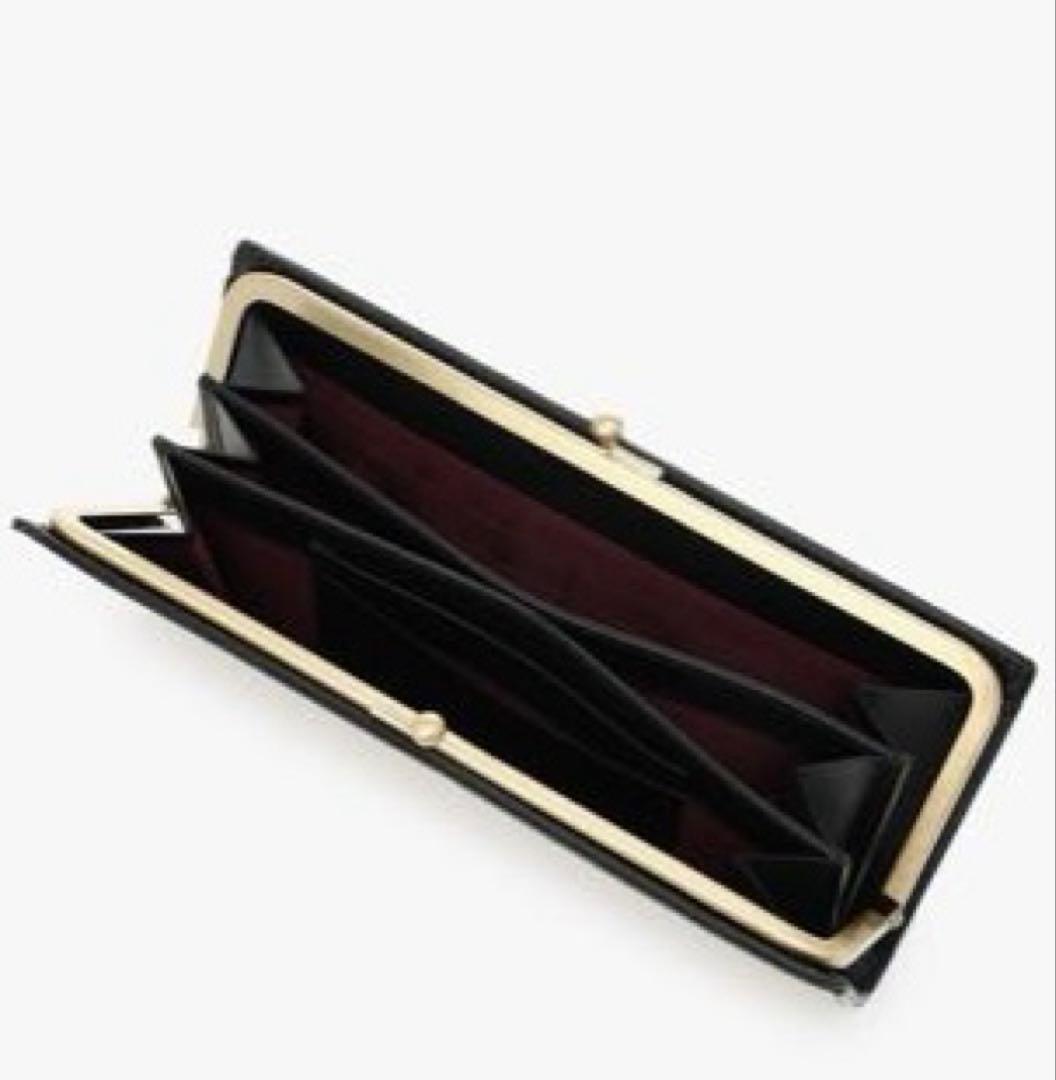 新品　アニエスベー ガラスレザーロングウォレット \"Gloria\"