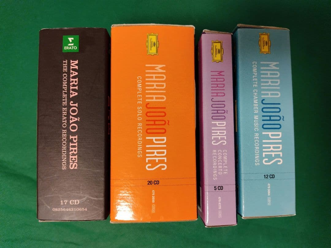 【 合計54枚】マリア・ジョアン・ピリス ERATO&DG ボックス