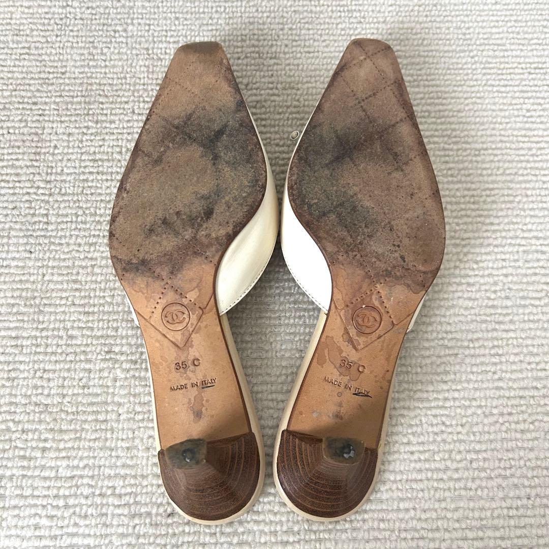 CHANEL シャネル ミュール サンダル ココマーク 22cm