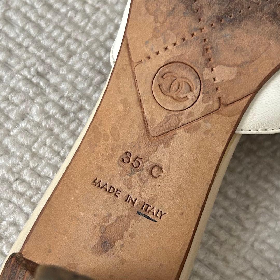 CHANEL シャネル ミュール サンダル ココマーク 22cm